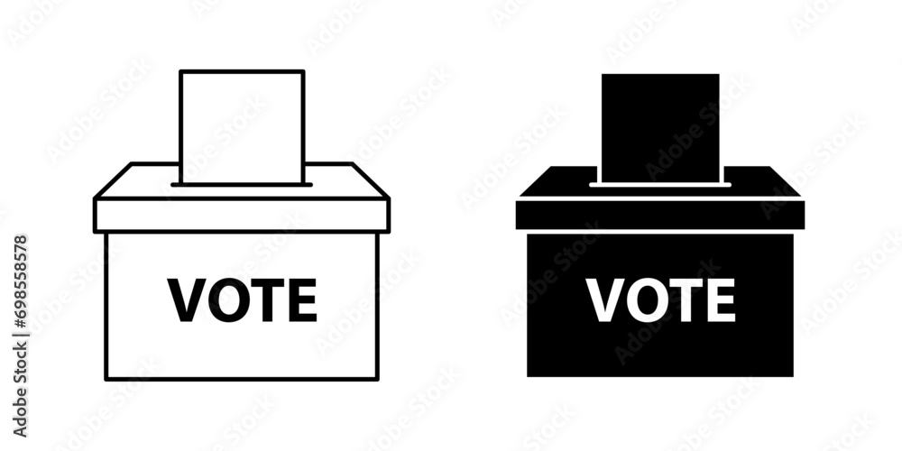 Vote icon symbol basic simple design Vote icon symbol basic simple design