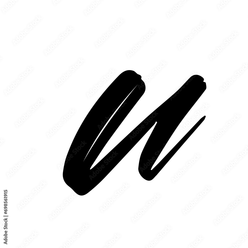 Logo calligraphy style initial letter vector Logo calligraphy style initial letter vector