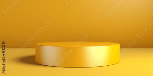 Yellow Pedastal for Product's Showcase,,
Abstract Illuminated Podium Design,,
Modern Yellow Stage Presentation 