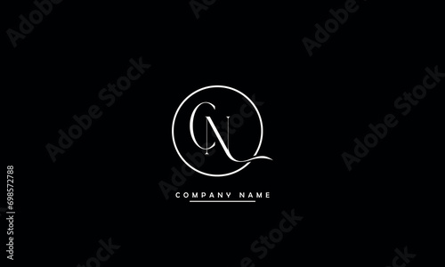 CN, NC, C, N Abstract Letters Logo Monogram