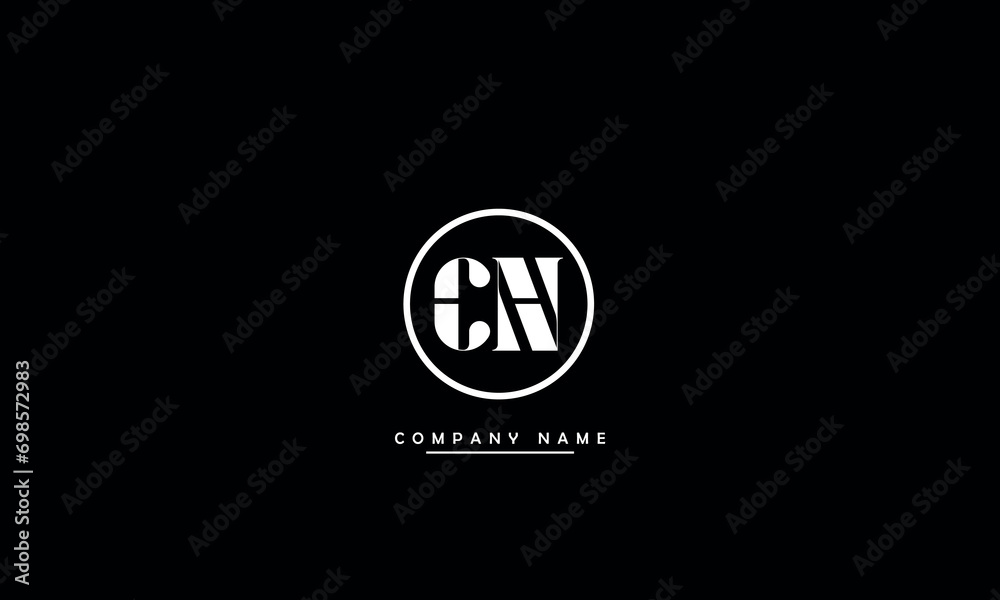 CN, NC, C, N Abstract Letters Logo Monogram CN, NC, C, N Abstract Letters Logo Monogram