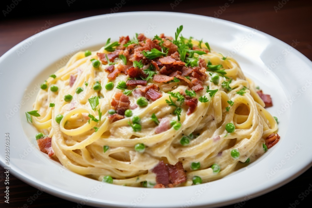 Flavorful Italian pasta. Meal lunch cuisine. Generate Ai Flavorful Italian pasta. Meal lunch cuisine. Generate Ai