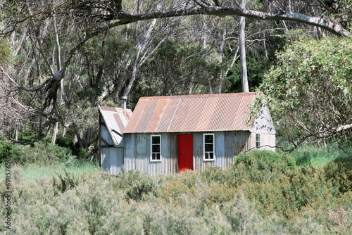 Horse Camp Hut in Kosciuszko National Park in Australia photo