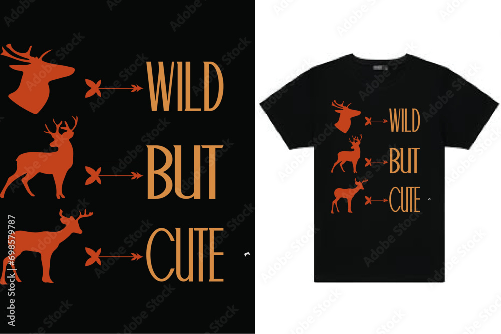 Obraz premium Deer tee shirt