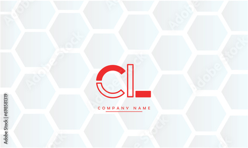 CL  LC  C  L Abstract Letters Logo Monogram