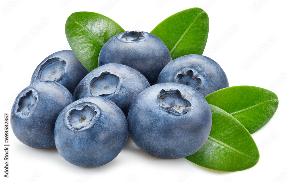 Fototapeta premium Blueberry isolated on white background