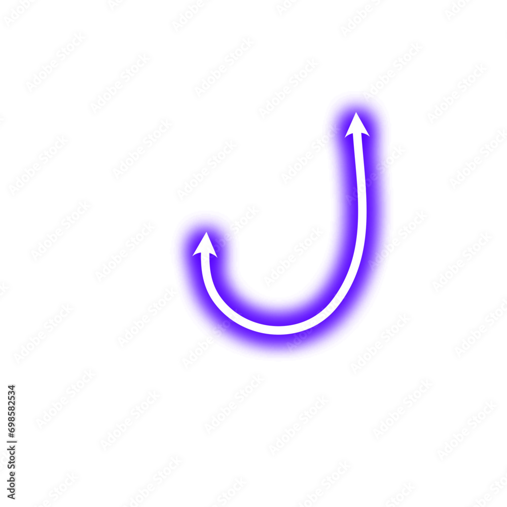 Neon Doubble Arrow Decoration Svg File. Purple Neon Double Arrow Element Neon Doubble Arrow Decoration Svg File. Purple Neon Double Arrow Element