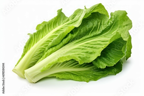 Nutritious Lettuce leaves cabbage. Organic salad summer. Generate Ai