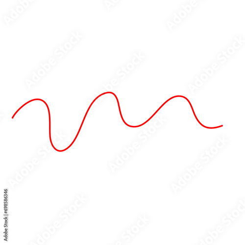 Thread Illustration. Red Thread Illustration 