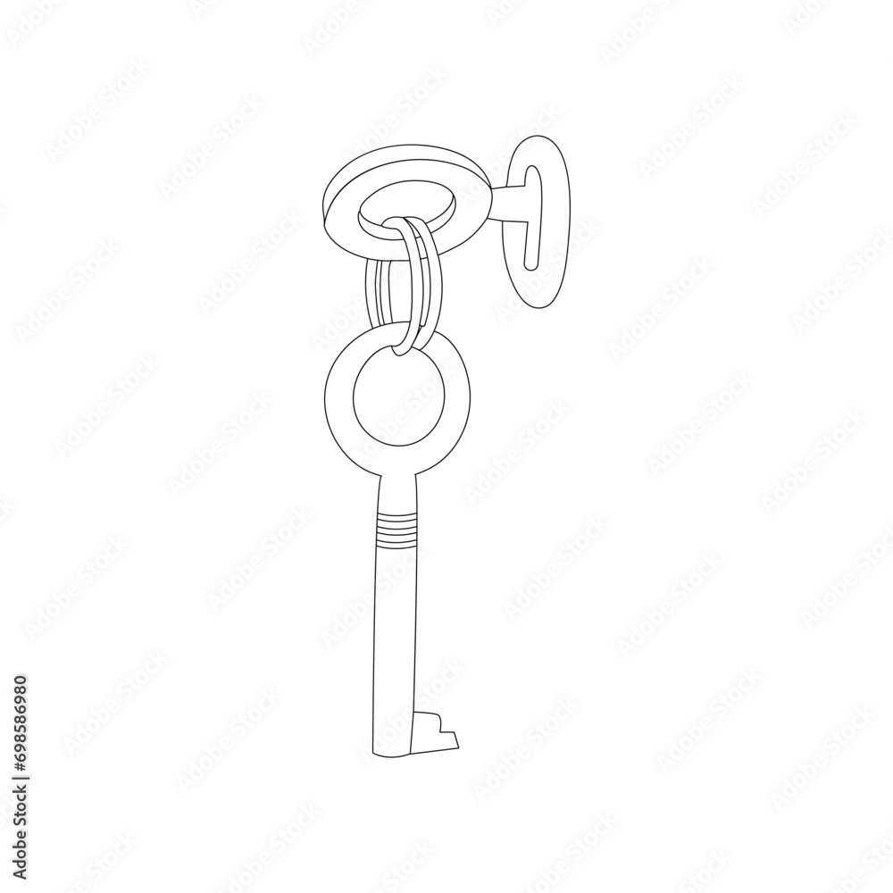 House lock key continuous one line vector art illustration and single outline simple key design
House lock key continuous one line vector art illustration and single outline simple key design