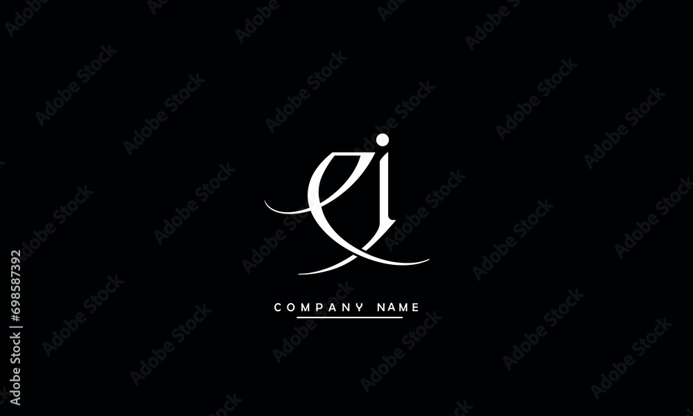 CJ, JC, C, J Abstract Letters Logo Monogram CJ, JC, C, J Abstract Letters Logo Monogram