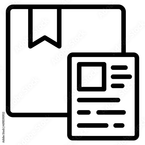 logistic waybill icon
