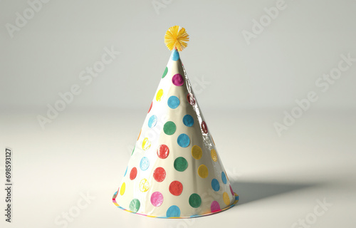 party hat isolated on white