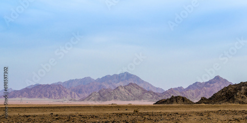 mountains in the desert Sharm El Sheikh Egypt