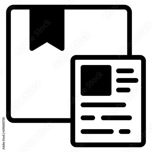 logistic waybill icon