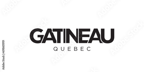 Canvastavla Gatineau in the Canada emblem