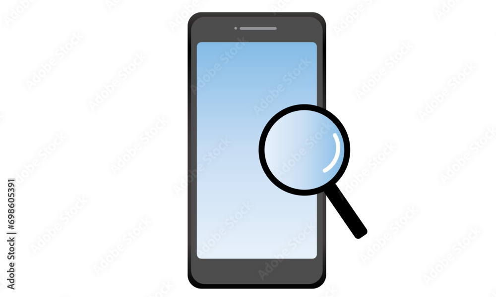 スマートフォン 検索 虫眼鏡 アイコン スマートフォン 検索 虫眼鏡 アイコン