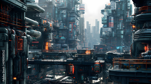 a Cyberpunk Metropolis