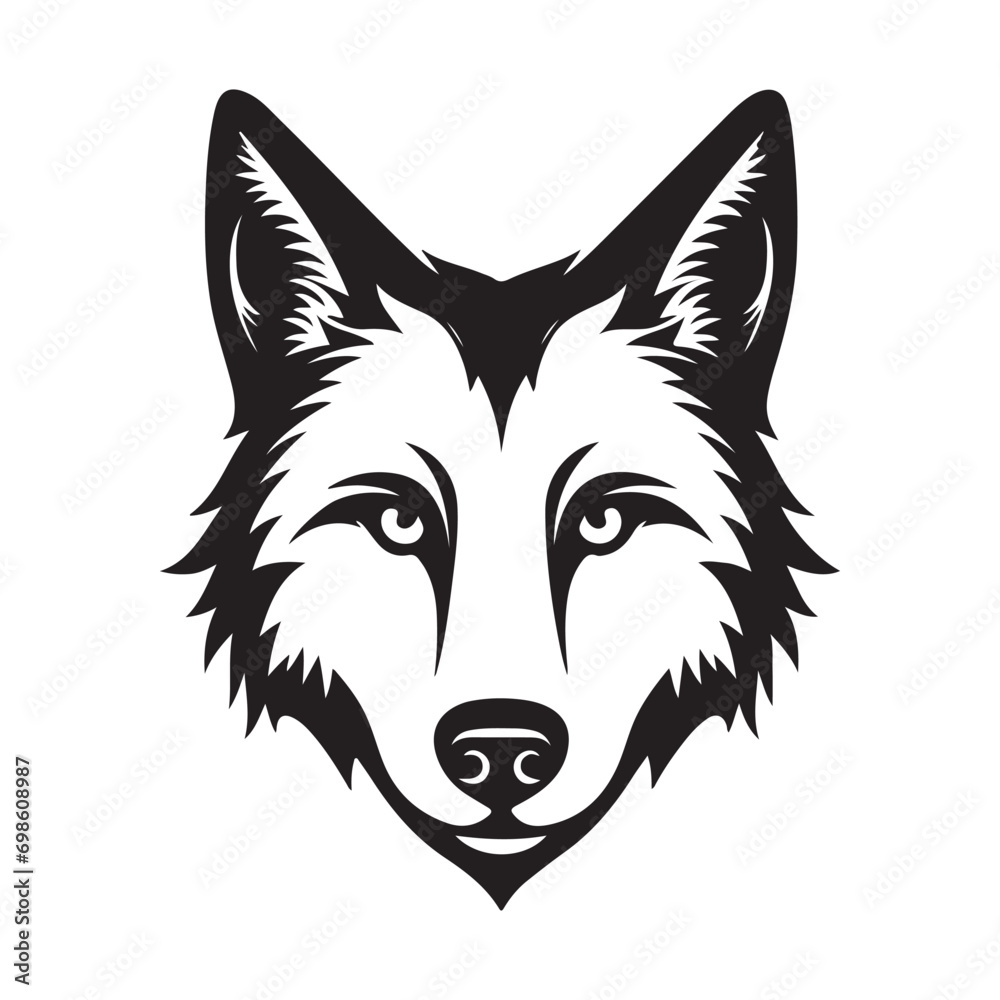 wolf head vector wolf head vector