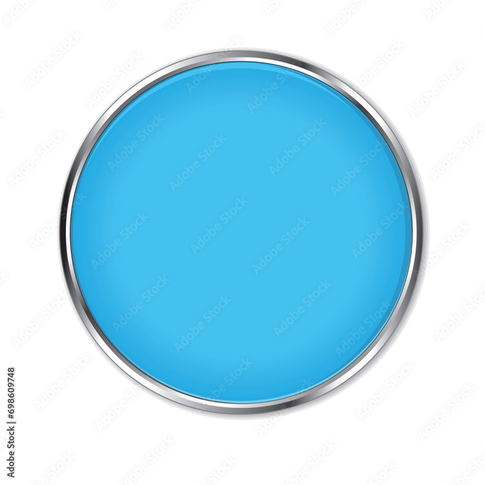 Blue glass button Blue glass button