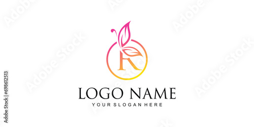 Creative butterfly logo design combination letter from A to Z with unique concept| premium vector