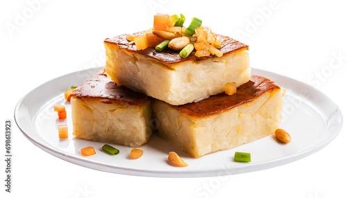Savory Traditions: Chinese New Year's Turnip Cake (Radish cake or Law Bok Gow or Lo Bak Go) Brings Flavorful Abundance photo