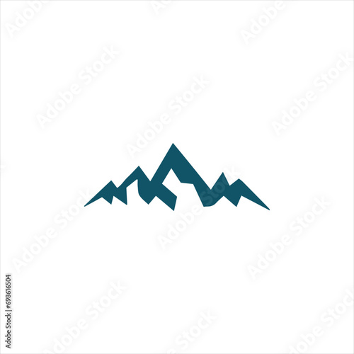 Mountains set. Hand drawn rocky peaks. Vector illustration, Vector mountain with texture. Sketch illustration with quote. The mountain are calling and i must go 