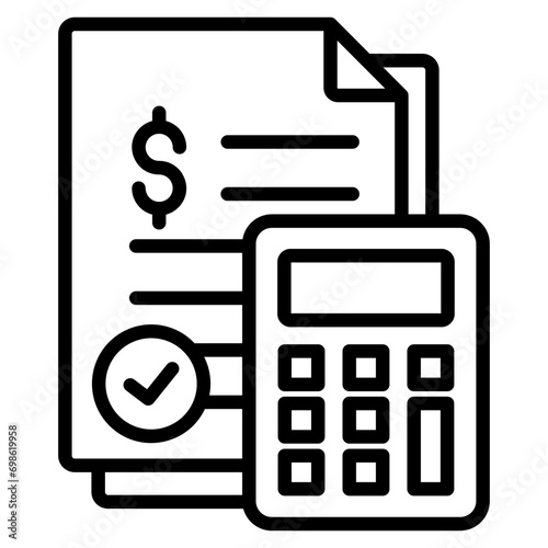 Quantification Icon Element For Design