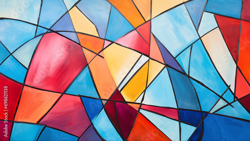 Colorful Chaos  Geometric Abstraction in Oil