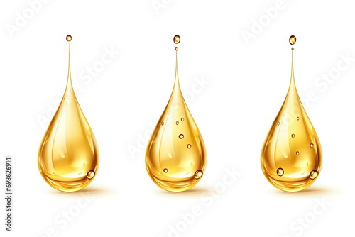 yellow drop of oil