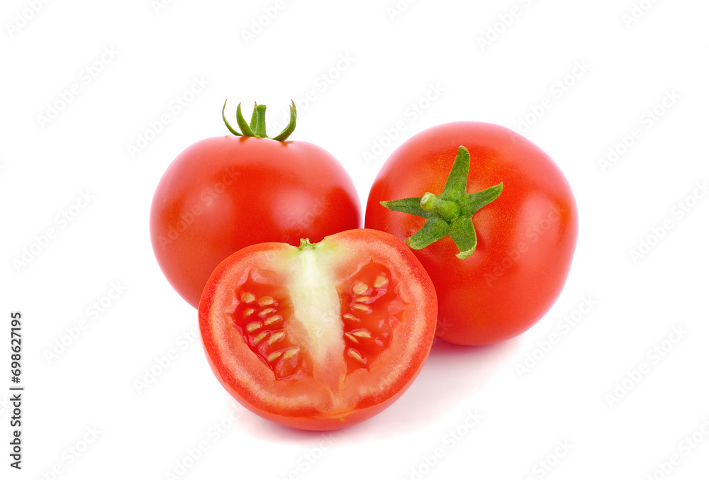 Fresh tomato isolated on white background Fresh tomato isolated on white background