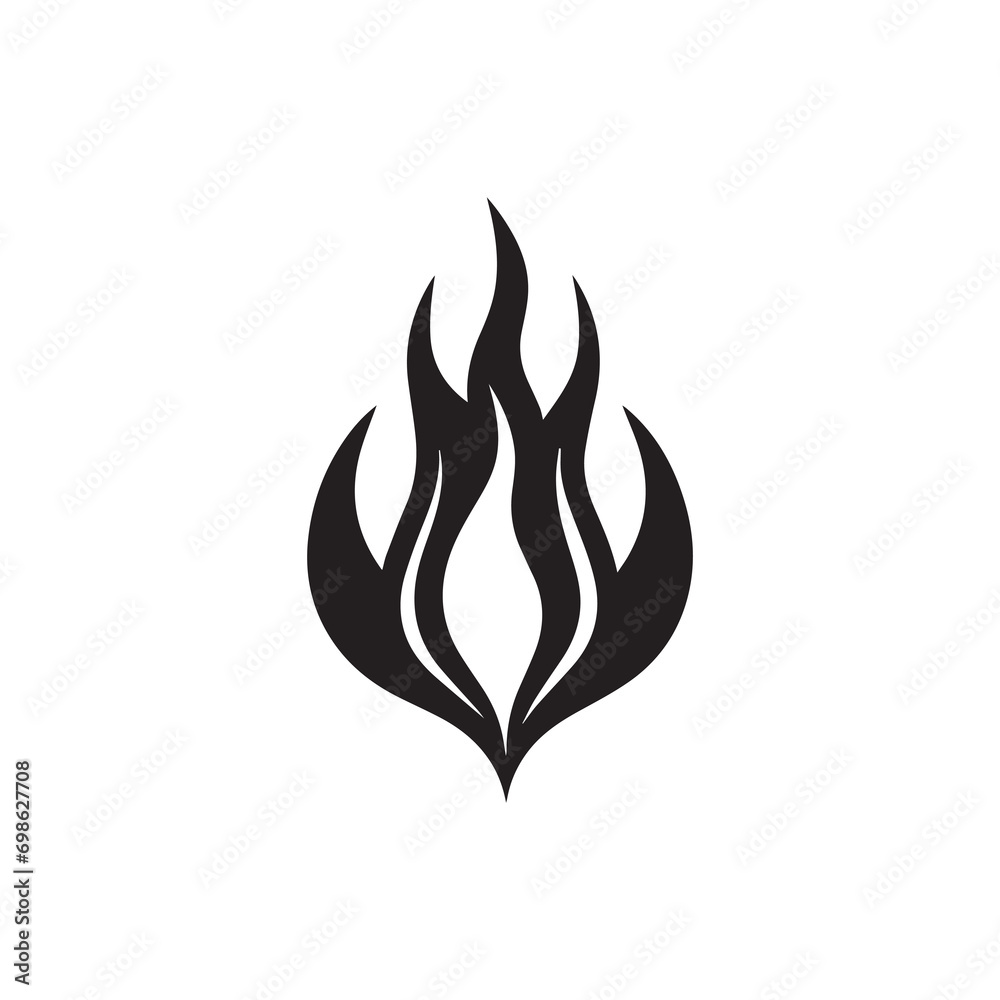 Fire flame icon vector design symbol of power and energy. Flat style Fire flame icon vector design symbol of power and energy. Flat style