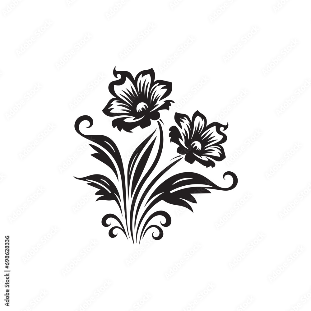 Beauty Flowers Vector icon design Template floral garden ornament. Beauty Flowers Vector icon design Template floral garden ornament.