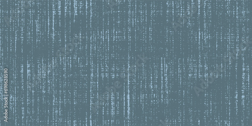 Grey french linen vector texture seamless pattern. Brush stroke grunge ornamental woven abstract background. Country farmhouse style textile. Irregular distressed marks all over print in gray blue. photo