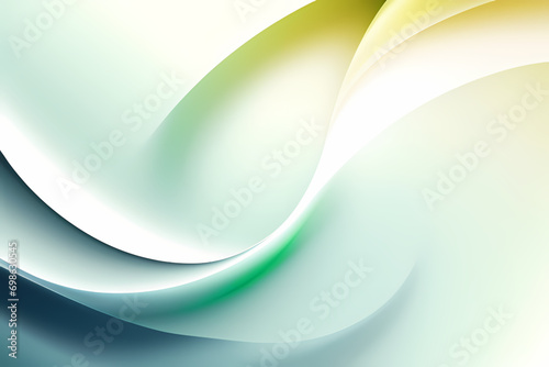 Vector abstract light green background with liquid and shapes on fluid gradient with gradient and light effects. Shiny color effects.