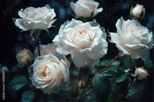 White Transparent Roses