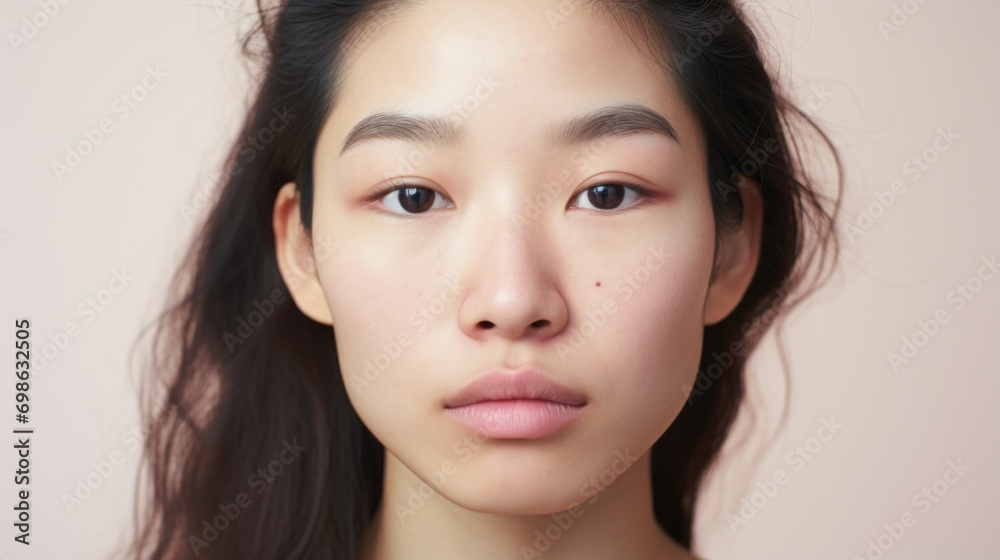 Authenticity highlighted in a closeup portrait of an Asian lady.