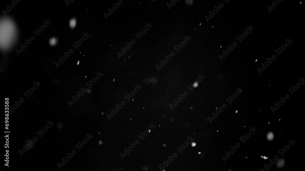 snowfall overlay, black background - winter, slowly falling snow effect snowfall overlay, black background - winter, slowly falling snow effect