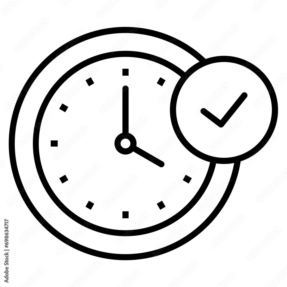 Deadline Achievement Icon Element For Design Deadline Achievement Icon Element For Design