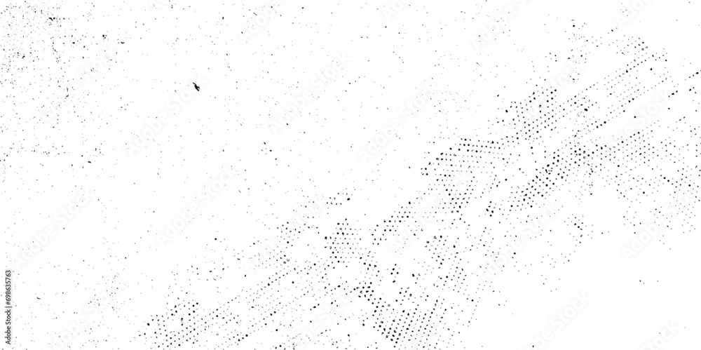 Black grainy texture isolated on white background. Distress overlay textured. Grunge design elements. Vector illustration