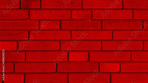 Modern red brick wall texture background.