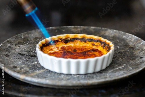 Fotografie Crème brûlée, creme brule