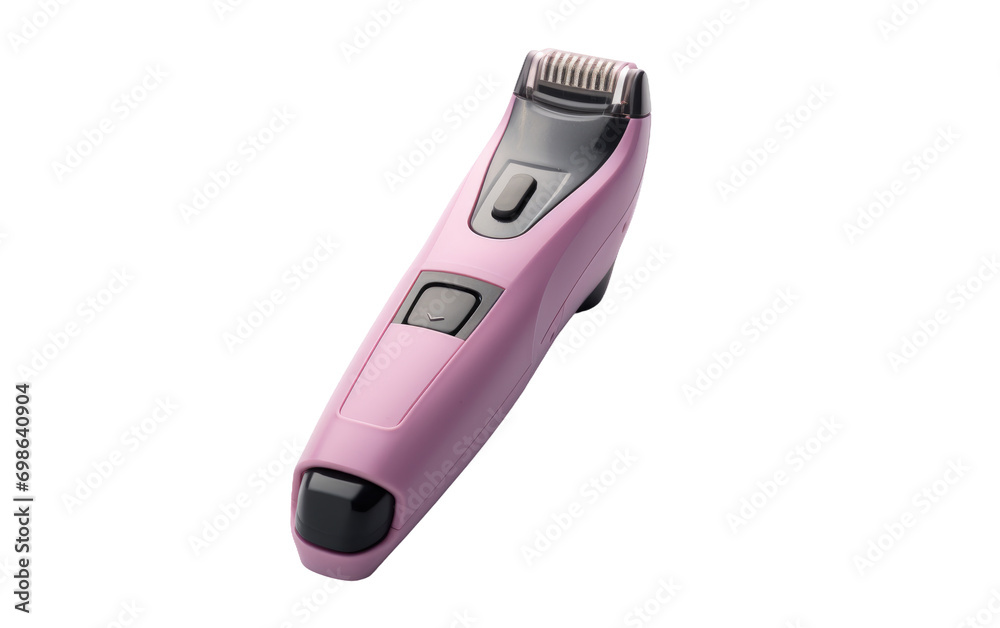 A Rechargeable Solution for Gentle Grooming On a White or Clear Surface PNG Transparent Background.