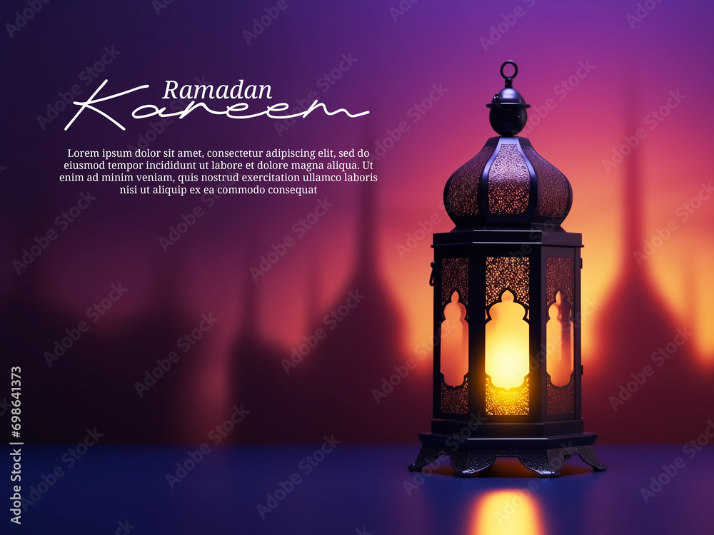 Islamic Lantern as a concept for Ramadan Kareem Islamic Lantern as a concept for Ramadan Kareem