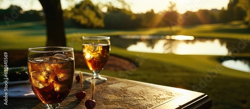 Can having a few drinks during a round of golf possibly improve your game?