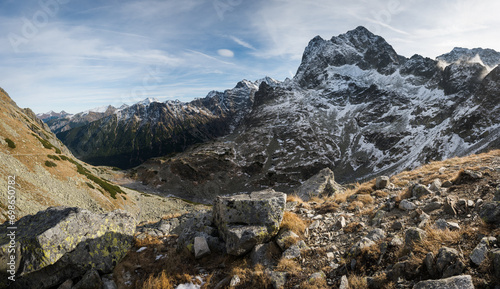 Fototapeta Naklejka Na Ścianę i Meble -  Krajobraz Tatr Wysokich.