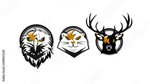 golden animals logo	