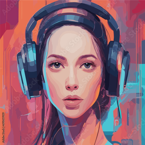 listening to music