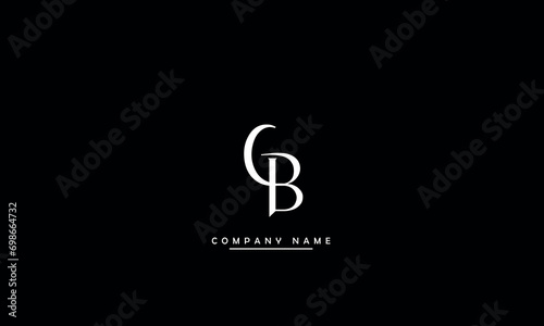 CB, BC, C, B Abstract Letters Logo Monogram