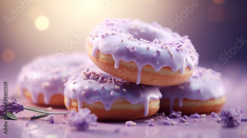 lavender donut blender photo